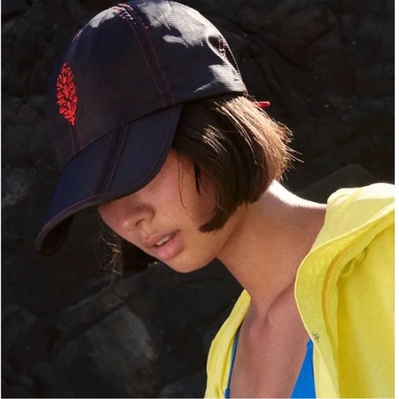 Free People Movement On the Run Packable Baseball Hat Black Red - Picture 1 of 8